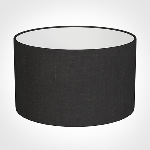 20cm Wide Cylinder Shade in Elephant Waterford Linen