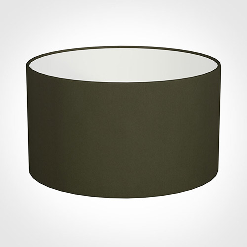30cm Wide Cylinder Shade in Laurel Satin