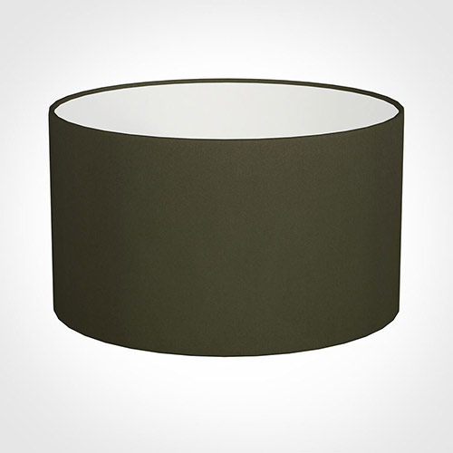 40cm Wide Cylinder Shade in Laurel Satin