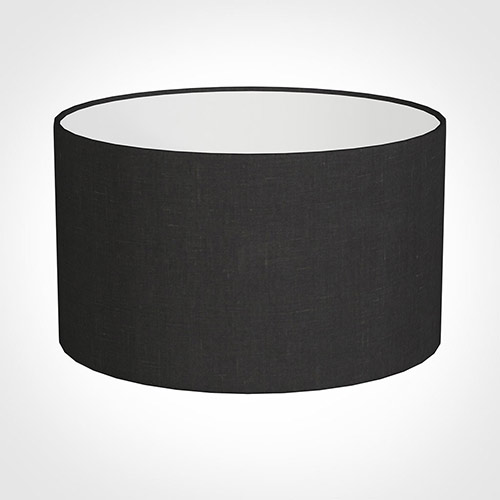 40cm Wide Cylinder Shade in Elephant Waterford Linen