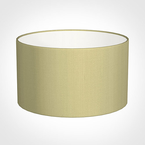 45cm Wide Cylinder Shade in Wheat Faux Silk