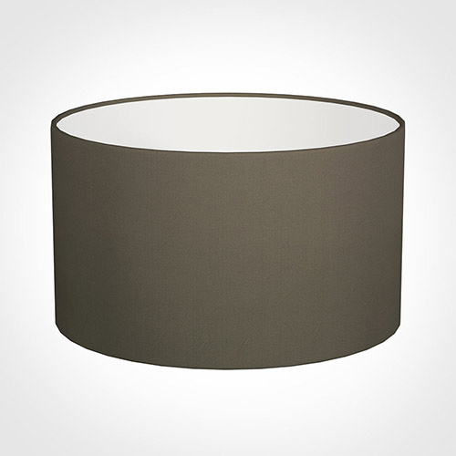 45cm Wide Cylinder Shade in Bark Satin
