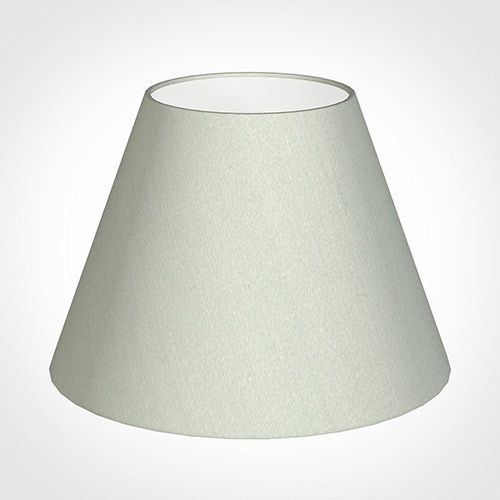 30cm Empire Shade in Soft Grey Faux Silk