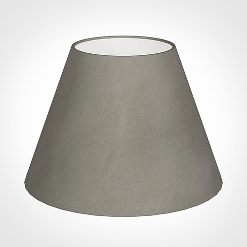 30cm Empire Shade in Pewter Satin