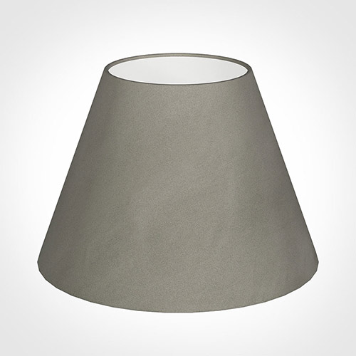 35cm Empire Shade in Pewter Satin