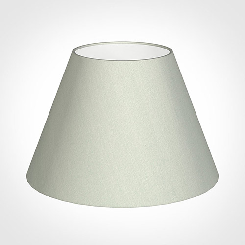 40cm Empire Shade in Soft Grey Faux Silk