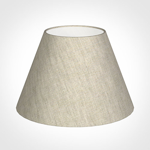 40cm Empire Shade in Natural Isabelle Linen -Lamp Base Only