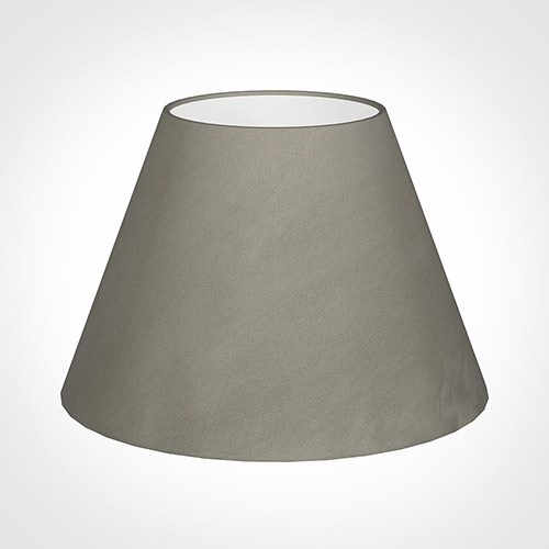45cm Empire Shade in Pewter Satin