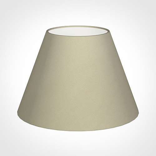 45cm Empire Shade in Pale Smoke Satin
