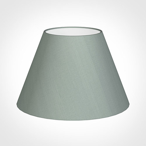 50cm Empire Shade in Aquamarine Faux Silk