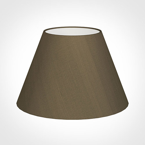 50cm Empire Shade in Bronze Faux Silk