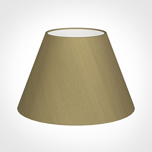 50cm Empire Shade in Dull Gold Faux Silk