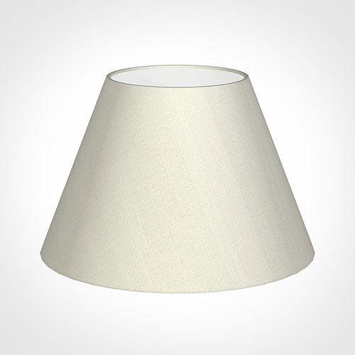 50cm Empire Shade in Pearl Faux Silk
