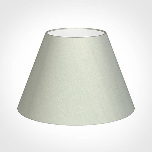 50cm Empire Shade in Soft Grey Faux Silk