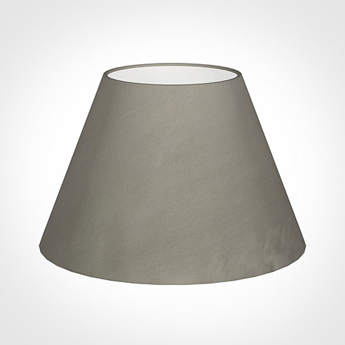50cm Empire Shade in Pewter Satin