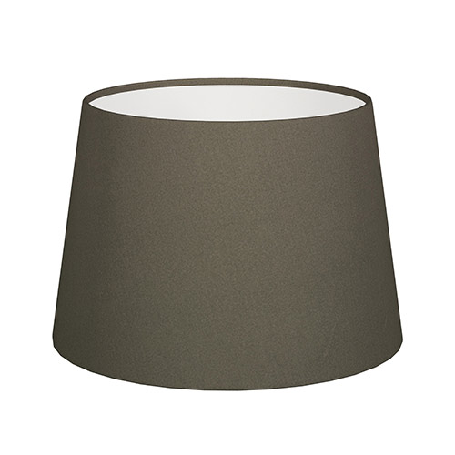 25cm Medium French Drum Shade in Bark Satin