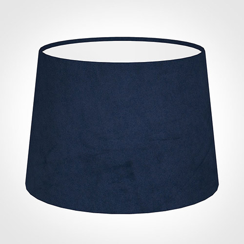 30cm Medium French Drum Shade in Navy BlueHunstanton Velvet