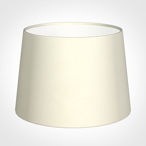 30cm Medium French Drum Shade in Cream Satin