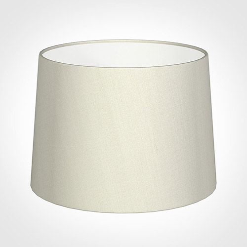 40cm Medium French Drum Shade in Pearl Faux Silk