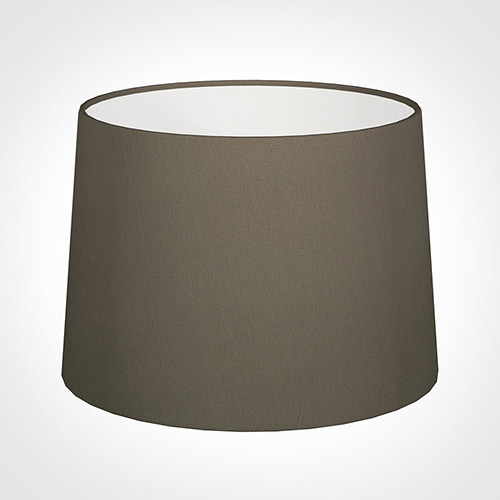 40cm Medium French Drum Shade in Bark Satin