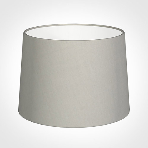 40cm Medium French Drum Shade in Soft Grey Waterford Linen