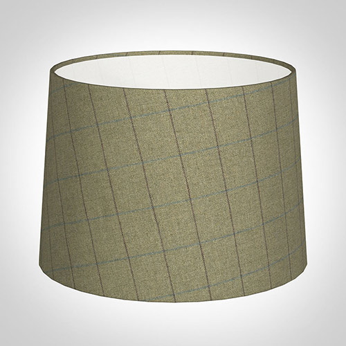 45cm Medium French Drum in Talisker Check Lovat Wool