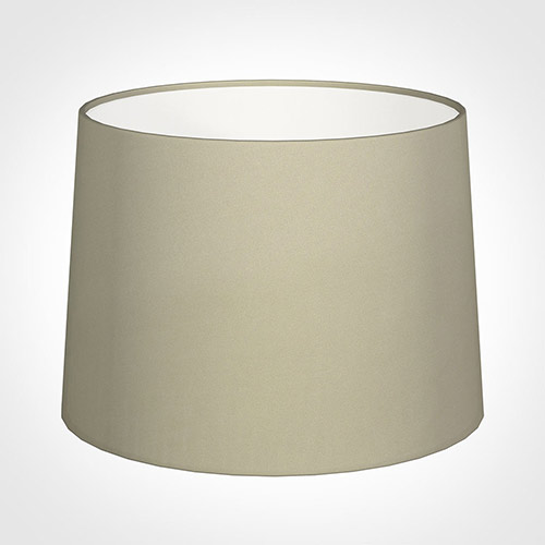 45cm Medium French Drum Shade in Pale Smoke Satin