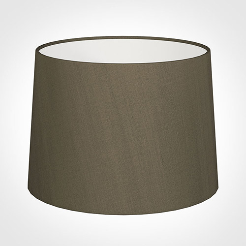 45cm Medium French Drum Shade in Bronze BrownSilk