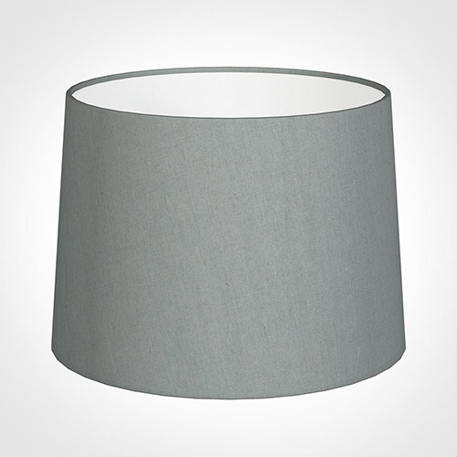 45cm Medium French Drum Shade in Blue Waterford Linen