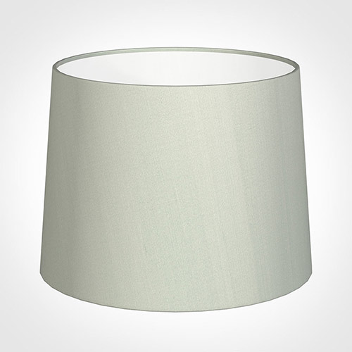 50cm Medium French Drum Shade in Soft Grey Faux Silk