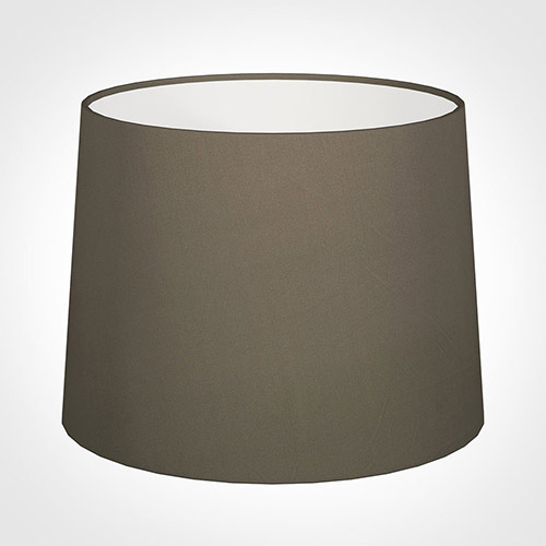 50cm Medium French Drum Shade in Bark Satin