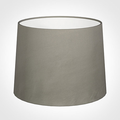 50cm Medium French Drum Shade in Pewter Satin