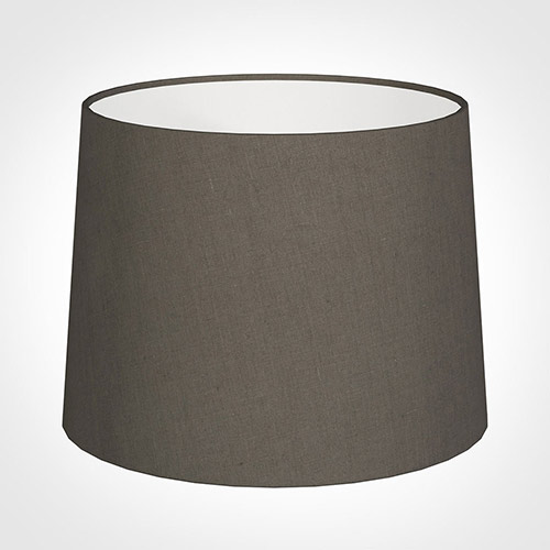 50cm Medium French Drum Shade in Mouse Waterford Linen