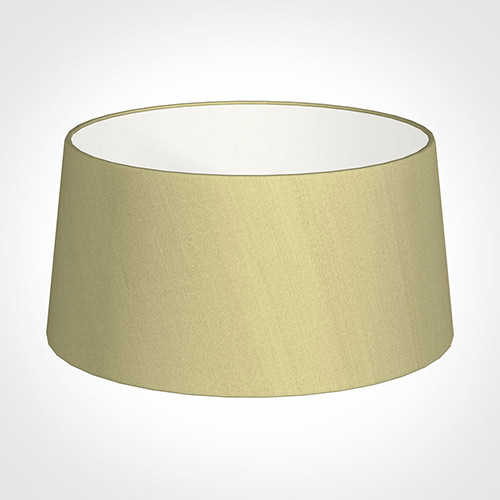 45cm Wide French Drum Shade in Wheat Faux Silk