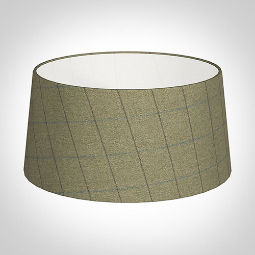 45cm French Drum in Talisker Check Lovat Wool
