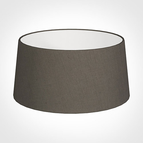 45cm Wide French Drum Shade in Mouse Waterford Linen