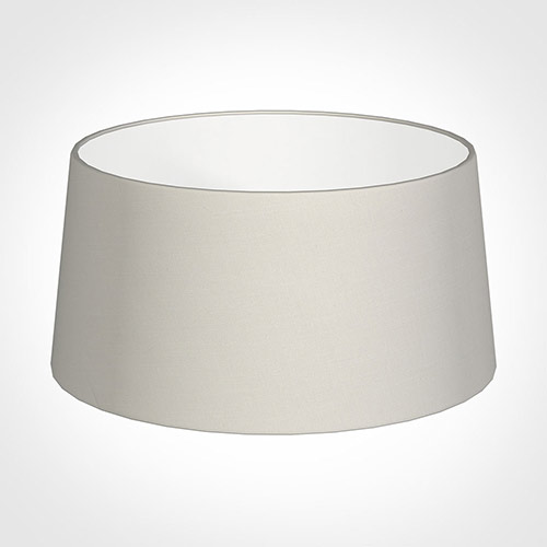 45cm Wide French Drum Shade in Off White Waterford Linen