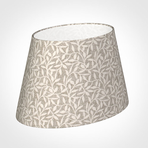 30cm Sloped Oval Shade in Grey Marl Arbour