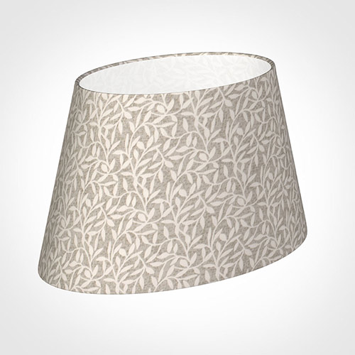 35cm Sloped Oval Shade in Grey Marl Arbour