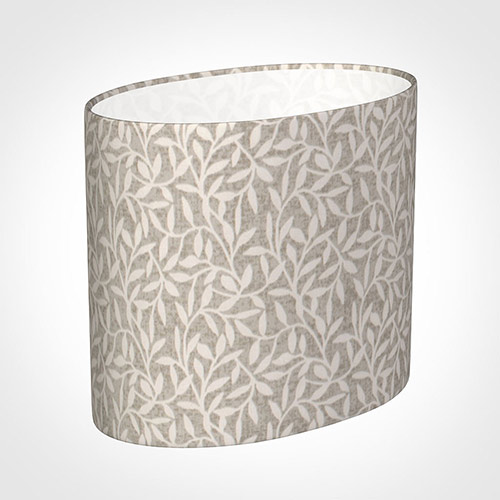 20cm Straight Oval Shade in Grey Marl Arbour