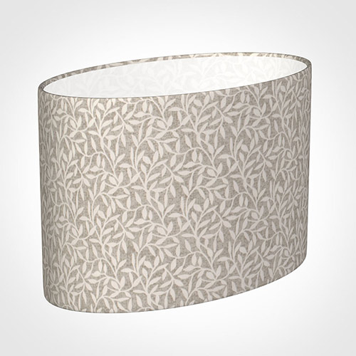 35cm Straight Oval Shade in Grey Marl Arbour