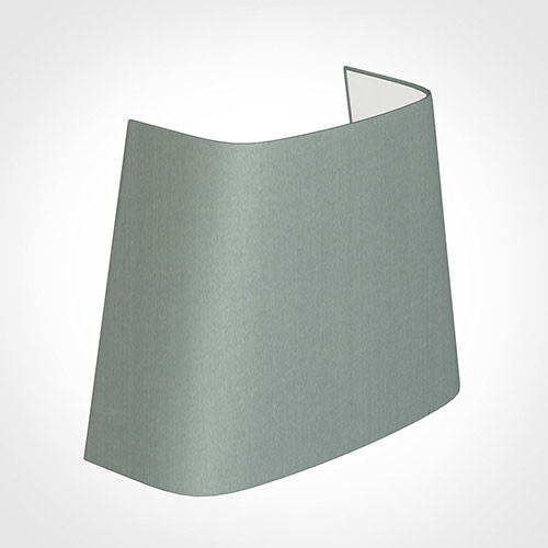 22cm Penrose Half Shade in Aquamarine Faux Silk