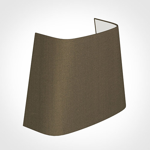 22cm Penrose Half Shade in Bronze Faux Silk