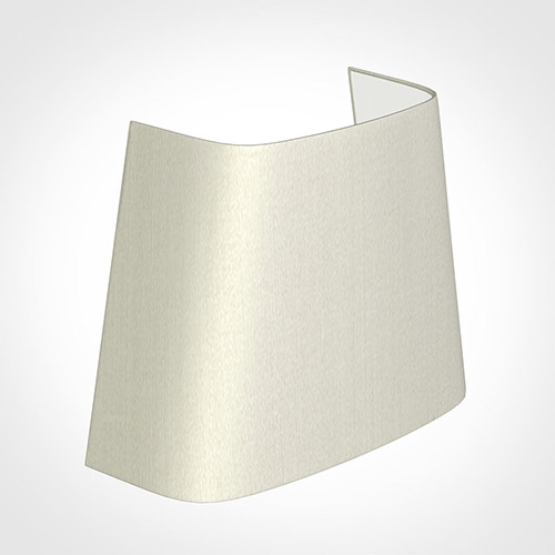 22cm Penrose Half Shade in Pearl Faux Silk