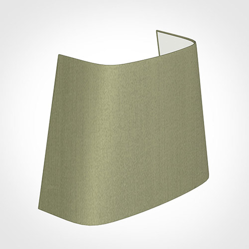 22cm Penrose Half Shade in Pale Green Faux Silk
