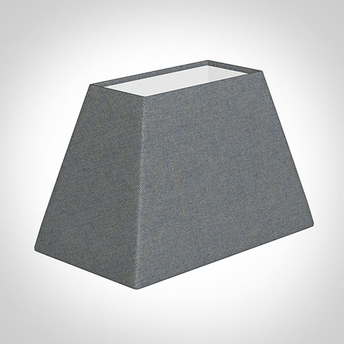 46cm Sloped Rectangle in Blue Herringbone Lovat Tweed