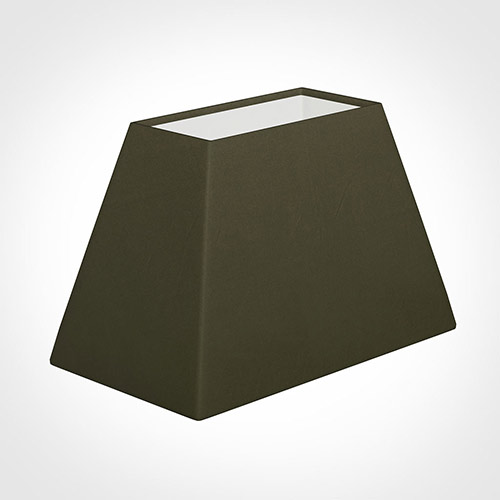 46cm Sloped Rectangle Shade in Laurel Satin