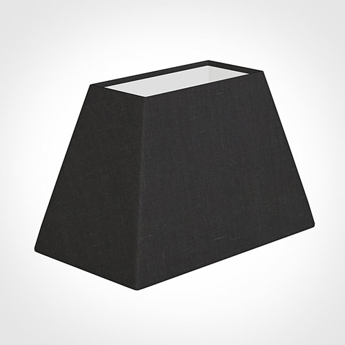 46cm Sloped Rectangle Shade in ElephantWaterford Linen