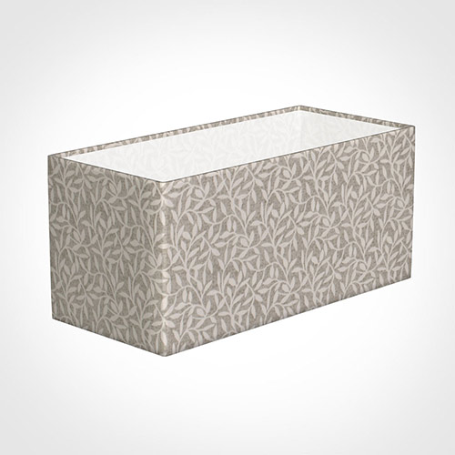 35cm Straight Rectangle Shade in Grey Marl Arbour