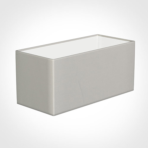 35cm Straight Rectangle Shade in Off White Waterford Linen